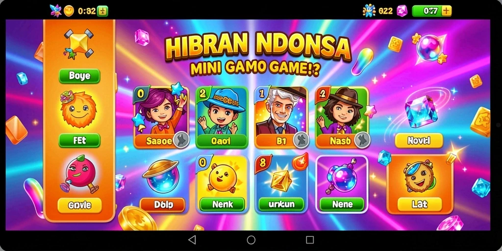 Tampilan menu utama yang menarik dan intuitif.