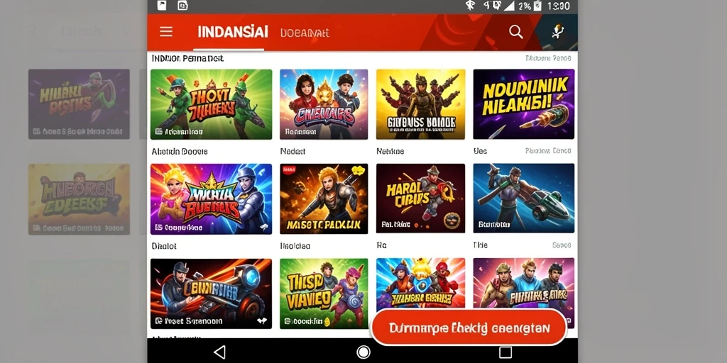 Tampilan antarmuka yang user-friendly dan modern.