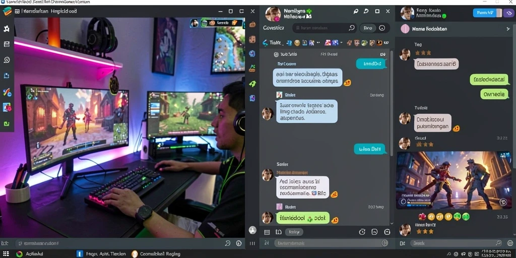 Screenshot menunjukkan gameplay yang seru dan interaktif.