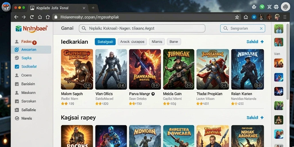 Tampilan antarmuka yang menarik dan modern.