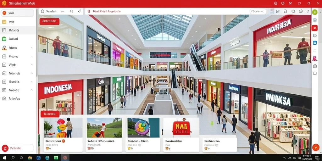Layar utama dengan desain yang menarik dan intuitif.