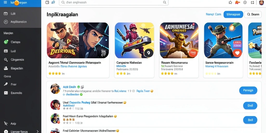 Screenshot menunjukkan karakter utama dalam aksi penuh.