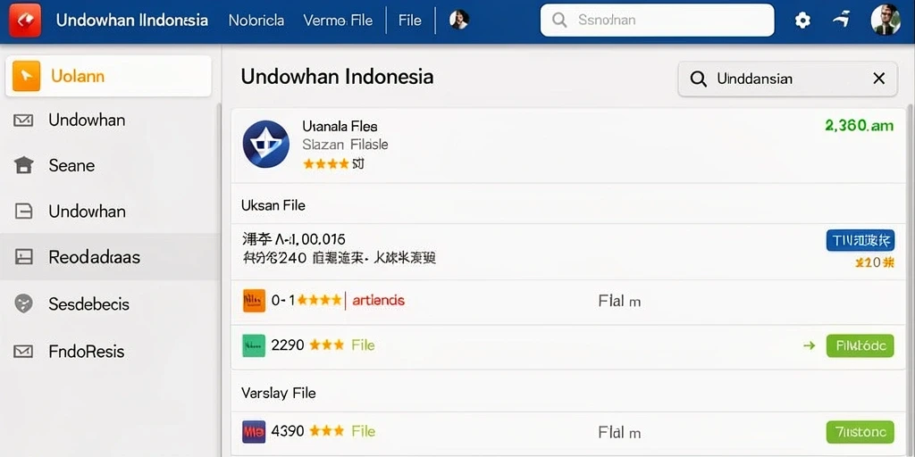 Tampilan antarmuka yang modern dan menarik.