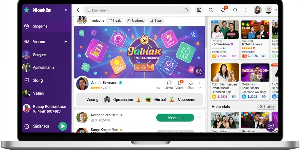 Tampilan antarmuka yang menarik dan user-friendly.