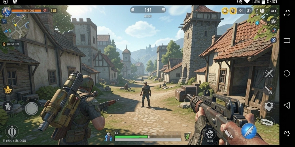 Screenshot menunjukkan tampilan awal game NESIAFUN yang menarik.