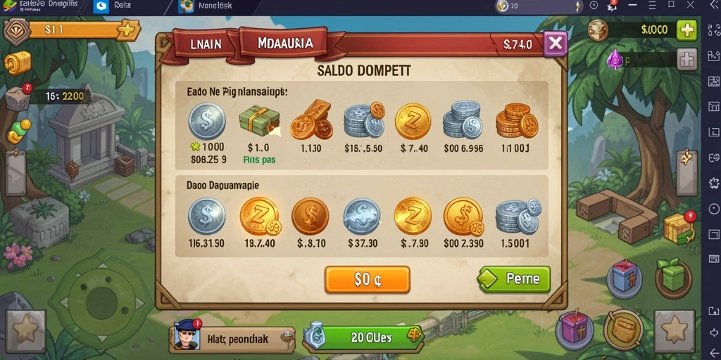 Tampilan awal game ORISTOTO yang menarik.