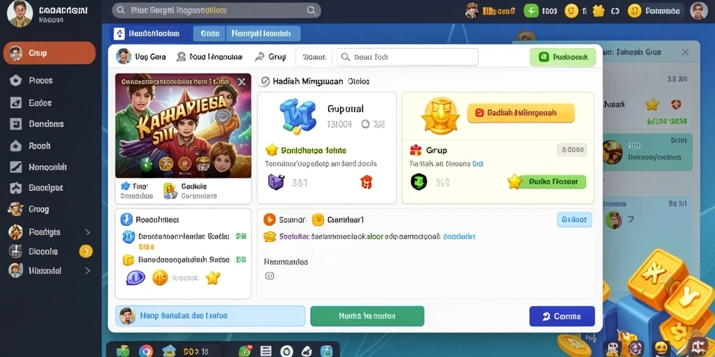 Screenshot aplikasi POPOTOGEL menampilkan antarmuka utama yang menarik.