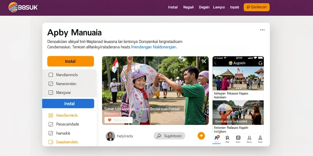 Tampilan antarmuka yang menarik dan user-friendly.