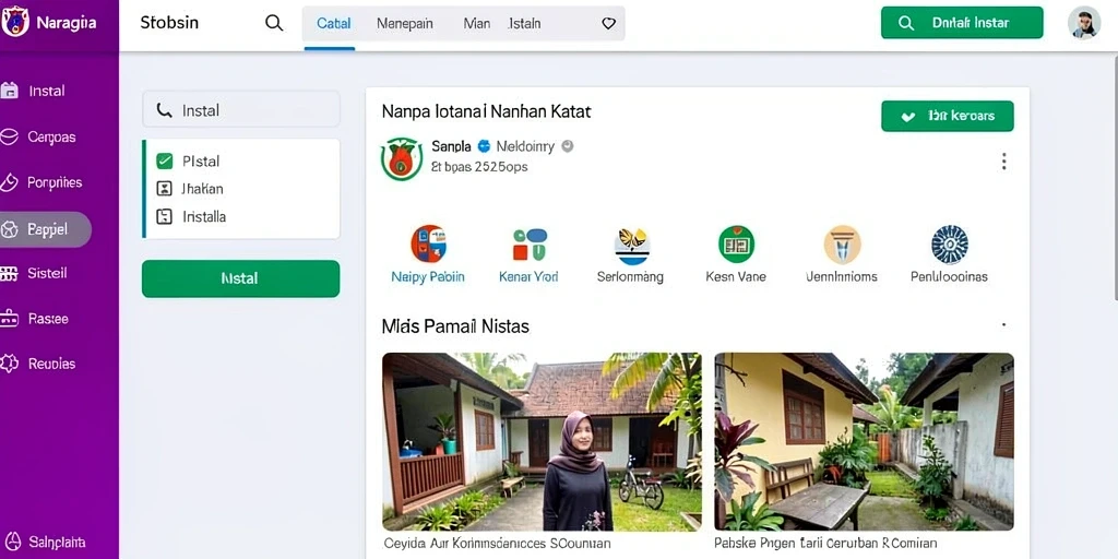 Screenshot menunjukkan antarmuka permainan yang menarik.