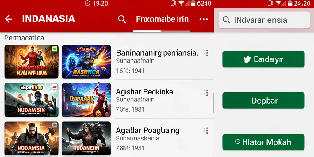 Tampilan awal game yang menarik dan interaktif.